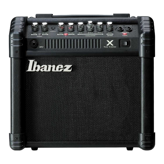 Ibanez TBX15 Manuales