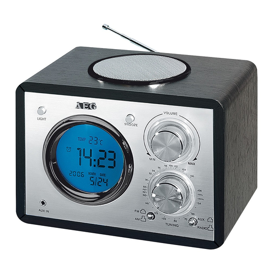 AEG MR 4104 Instrucciones De Servicio