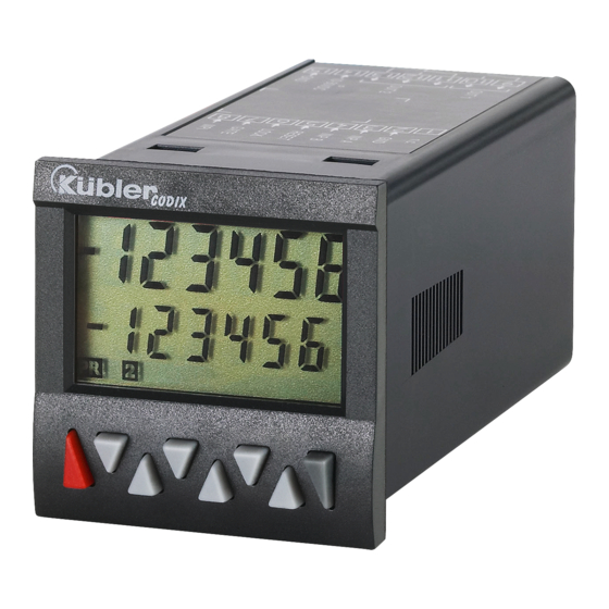 Kübler CODIX 924 Manual De Instrucciones