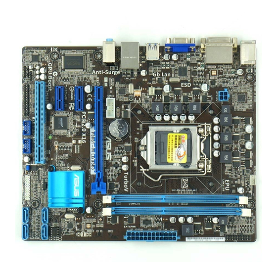 Asus P8H61-M LE/USB3 Guia De Inicio Rapido