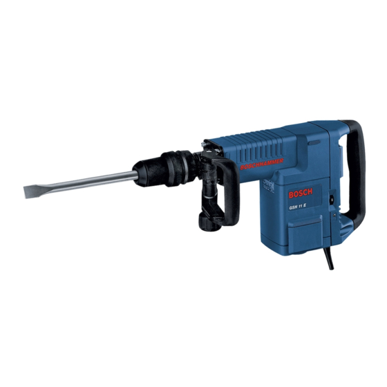 Bosch GSH 11 E Professional Manual Original