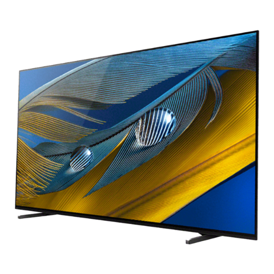 Sony BRAVIA XR-77A80J Guía De Referencia