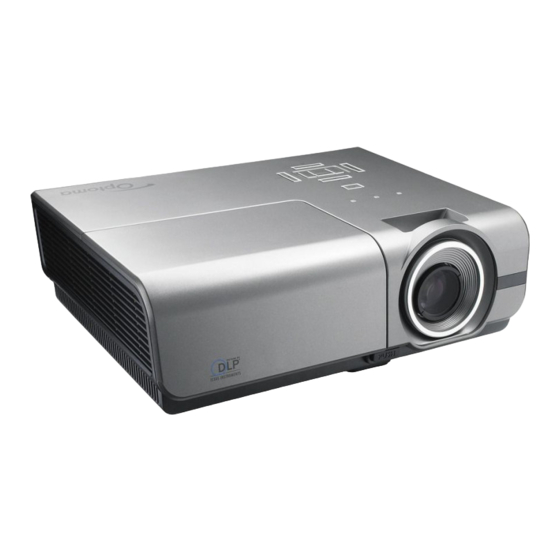 Optoma EH2060 Manual Del Usuario