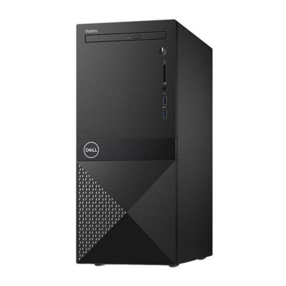 Dell Vostro 3670 Manual De Servicio