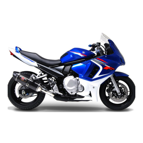 Suzuki GSX650F Manual De Servicio Suplementario