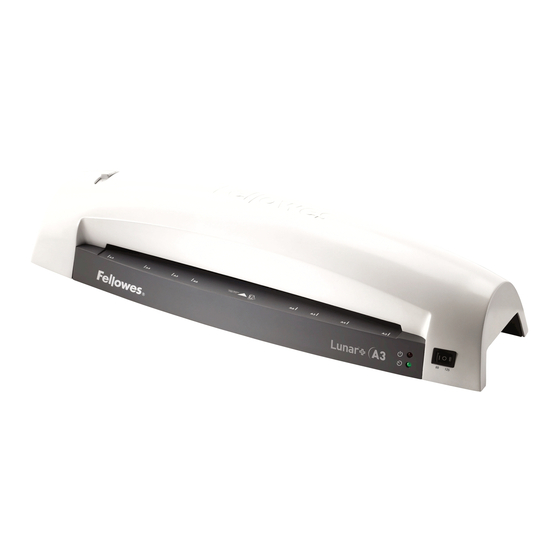 Fellowes Lunar+ A3 Manual De Instrucciones