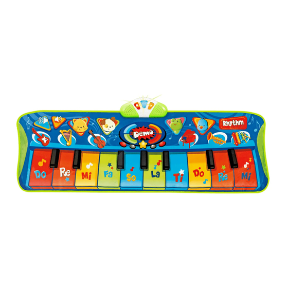 Winfun Step-to-Play Junior Piano Mat Manual Del Usuario