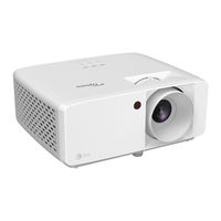 Optoma ZH462 Manual Del Usuario