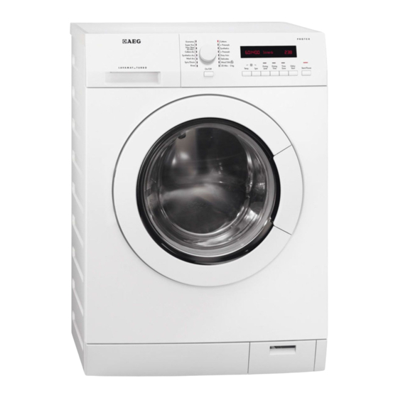 AEG L 75480 WD Manual De Instrucciones