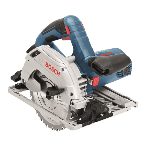 Bosch PROFESSIONAL GKS 55 Instrucciones De Servicio