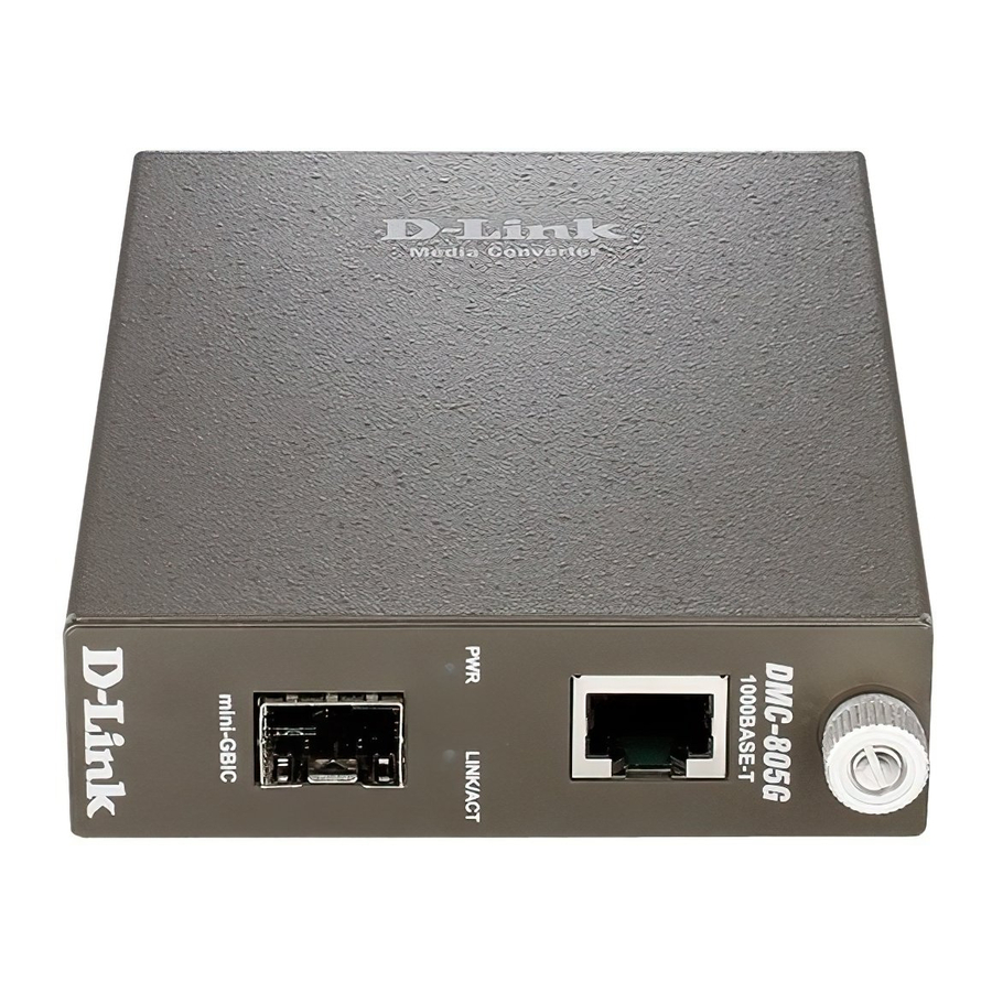 D-Link DMC-805G Manuales