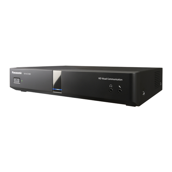 Panasonic KX-VC1000 Manual Del Usuario