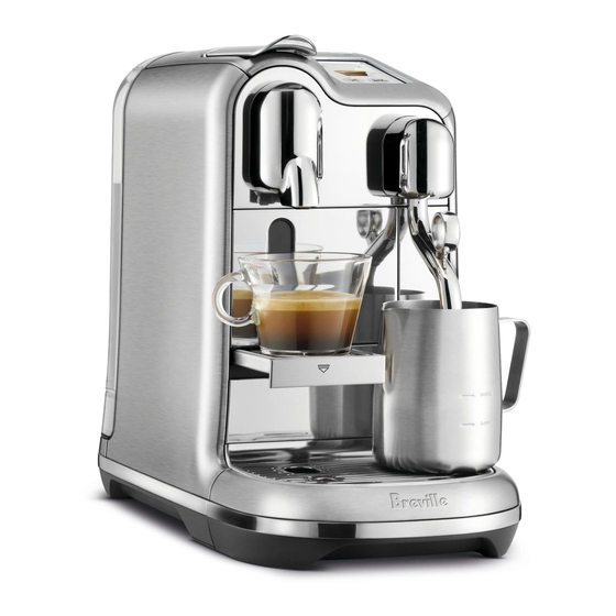 Nespresso Breville CREATISTA PRO Manual De Usuario