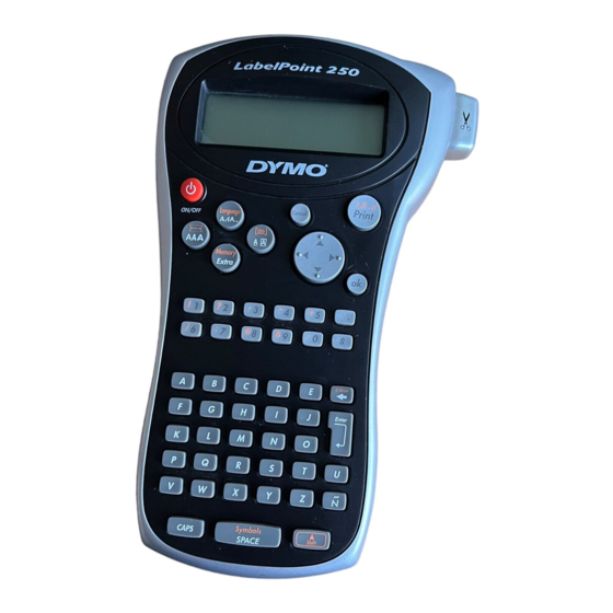 Dymo LabelPoint 250 Guia Del Usuario
