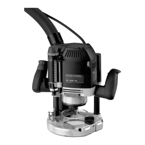 Festool OF 2200 EB Manual De Instrucciones