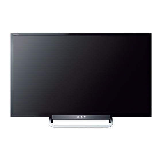 Sony BRAVIA KDL-42W650A Manual