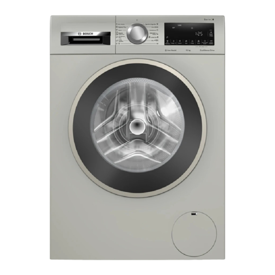 Bosch WGG254ZXES Manual De Usuario E Instrucciones De Montaje