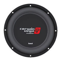 Cerwin-Vega HED-57 Manual De Funcionamiento