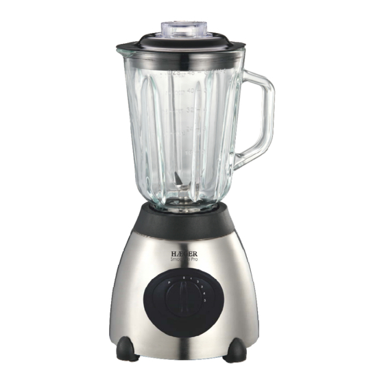 HAEGER Smoothie Pro LQ-600.004A Manuales