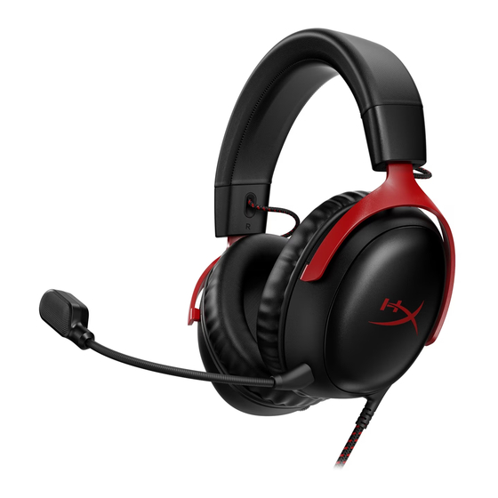 HyperX Cloud III Guia De Inicio Rapido