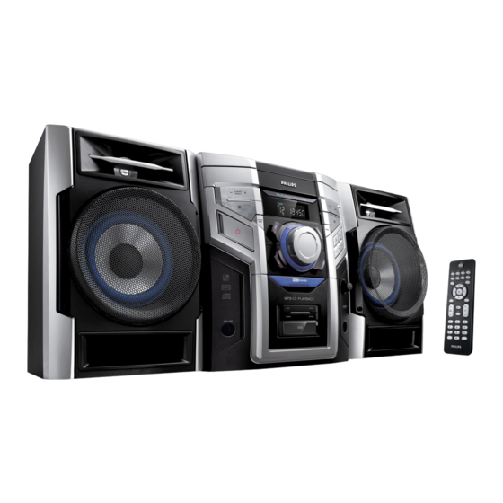 Philips FWM396 Manual Del Usuario