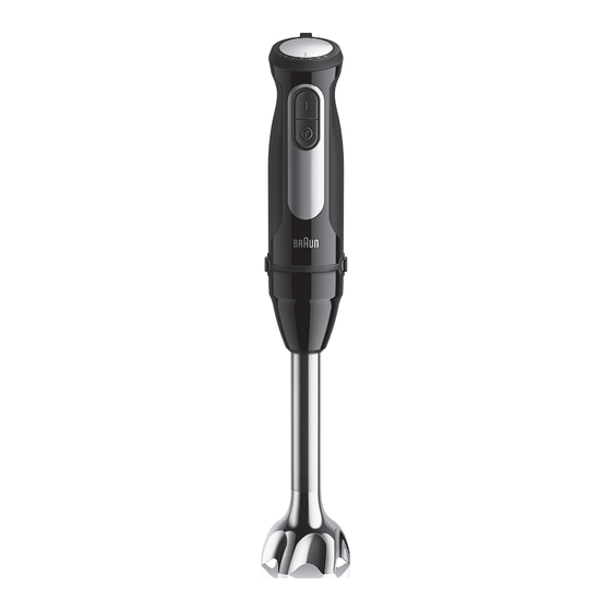 Braun MultiQuick 5 Pro MQ 55001 M Manual Del Usuario