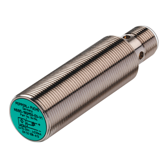 Pepperl+Fuchs NJ5-18GM50-E2-3G-3D Manual De Instrucciones