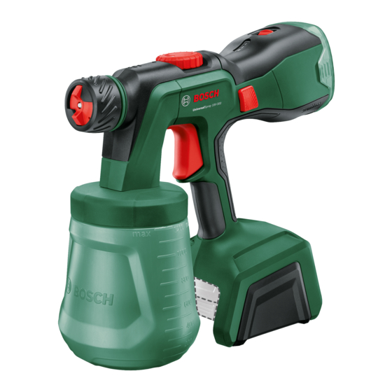 Bosch UniversalSpray 18V-300 Manual Original