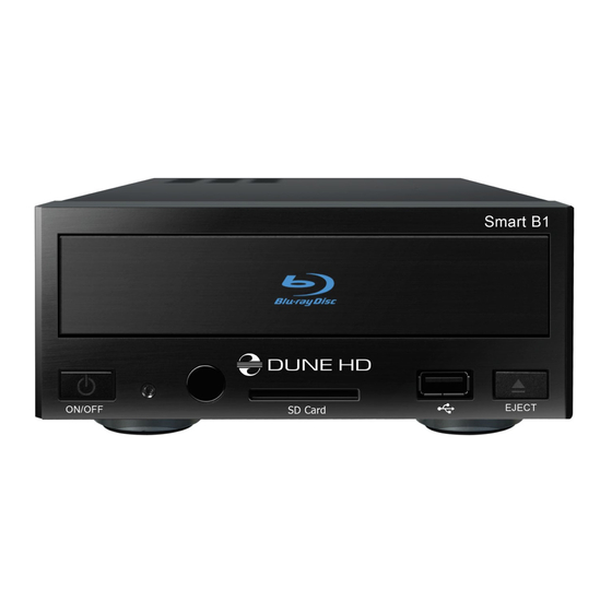 Dune HD Smart B1 Manuales