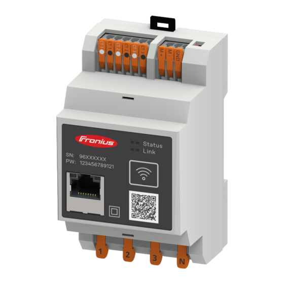 Fronius Smart Meter IP Manual De Instrucciones