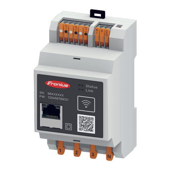Fronius Smart Meter IP Guia De Inicio Rapido