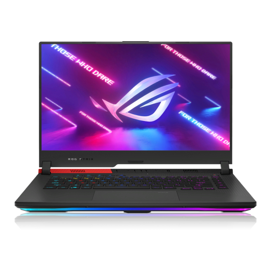 Asus Rog Strix Serie Guia De Inicio Rapido