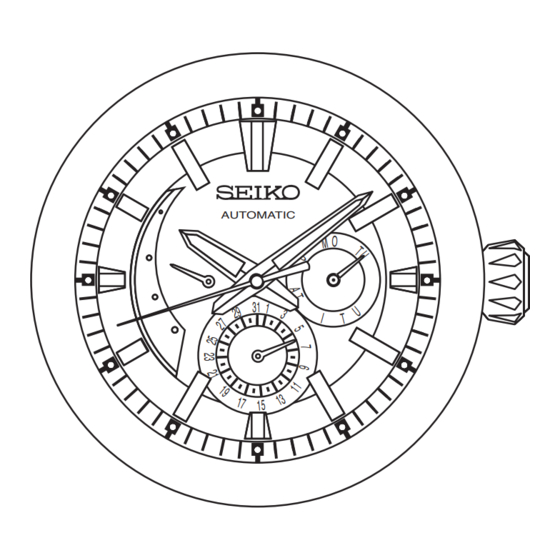 Seiko 6R20 Manual Del Usuario