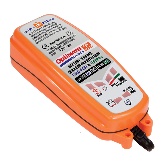 TecMate OptiMATE TM500 Modo De Empleo