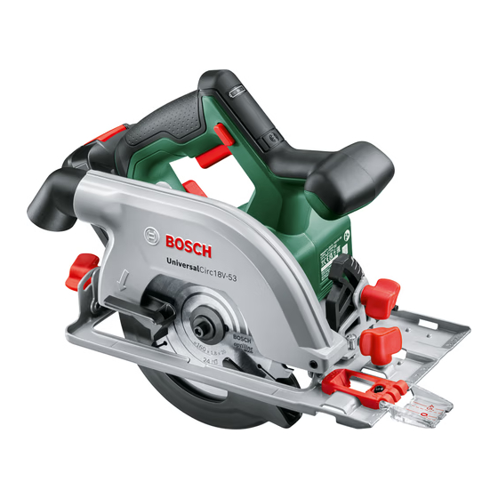 Bosch UniversalCirc 18V-53 Manual Original