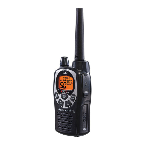 MIDLAND XTRA TALK GXT1000 SERIE MANUAL DE USUARIO Descargar en PDF