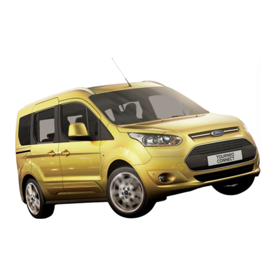 Ford TOURNEO CONNECT 2013 Manual Del Conductor