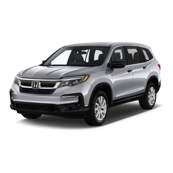 Honda Pilot 2019 Manual Del Usuario