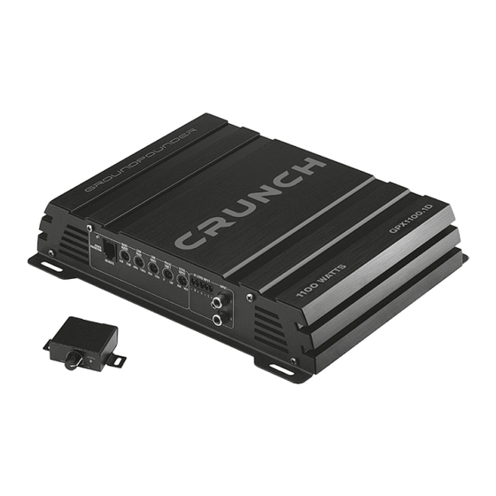 Crunch Ground Pounder GPX1100.1D Manual De Uso