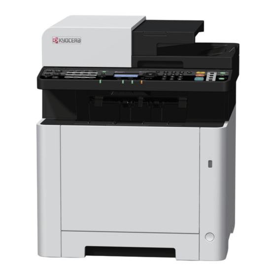 Kyocera ECOSYS M5521cdn Guía Rápida De Instrucciones