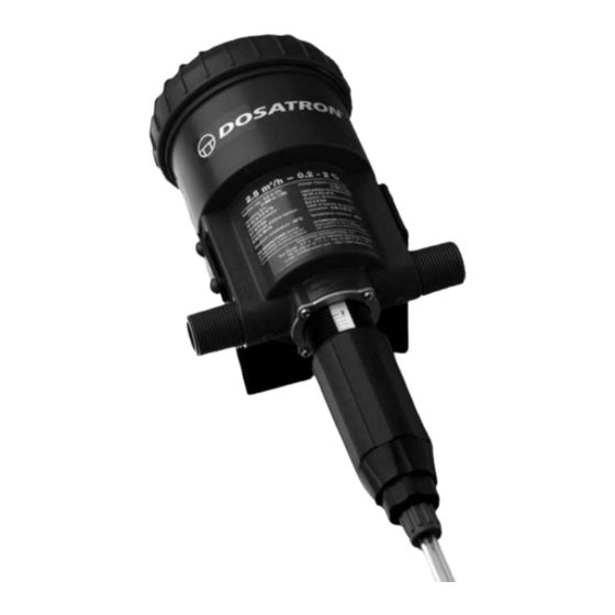 dosatron D 25 F Manual De Utilización