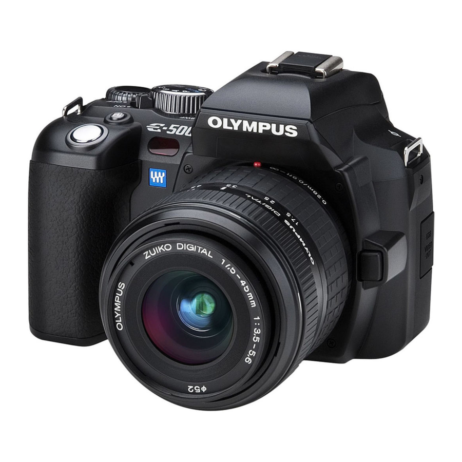 Olympus E-500 Manual De Instrucciones