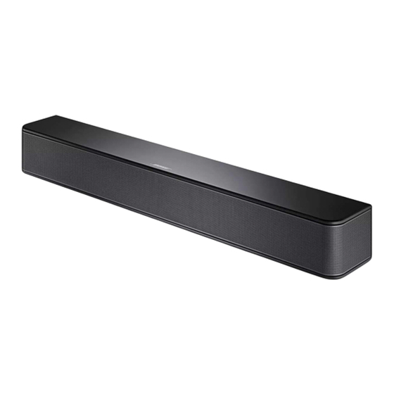 Bose SOLO SOUNDBAR II Serie Manual De Instrucciones