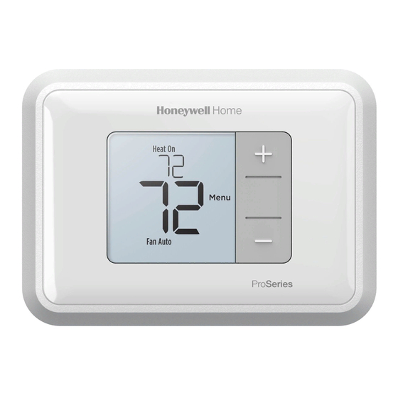 Honeywell Home T3 Pro Manuales