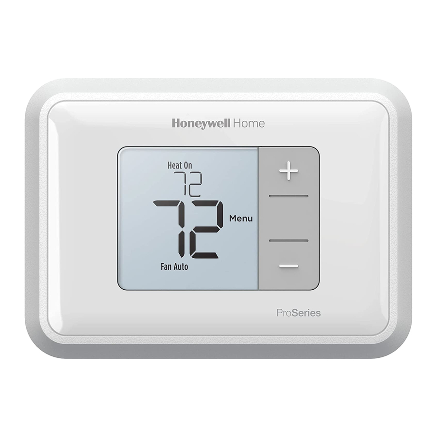 Honeywell Home T3 Pro Guia Del Usuario