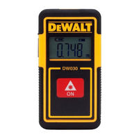 DeWalt DW030PL-XJ Manual Del Usuario