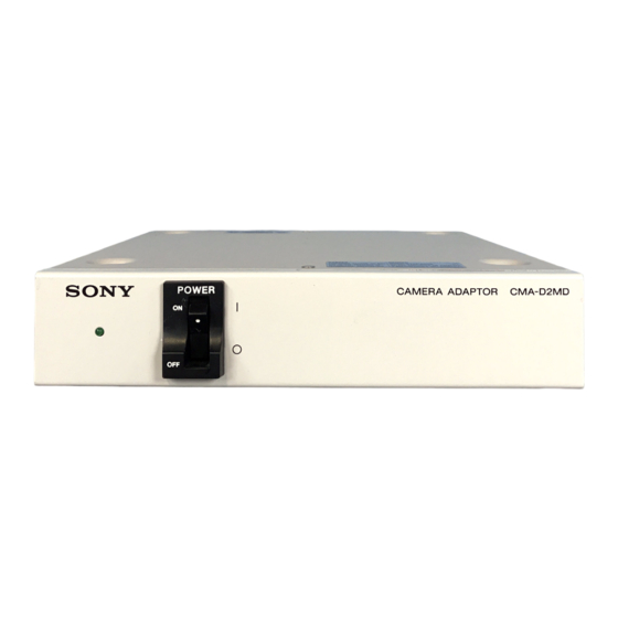 Sony CMA-D2MDCE Manual De Instrucciones