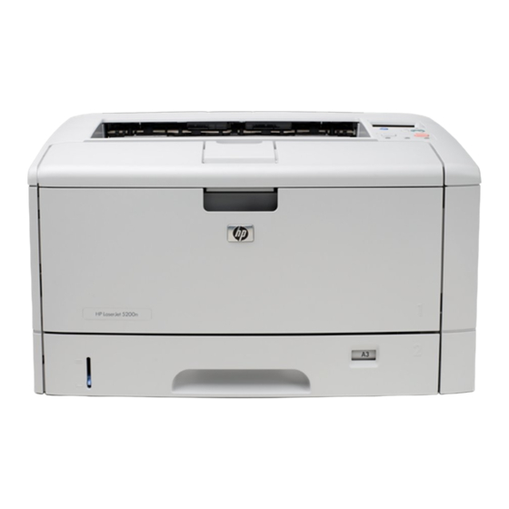 HP LaserJet 5200 Serie Guía De Instalación Inicial