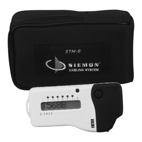 Siemon STM-8 Instrucciones