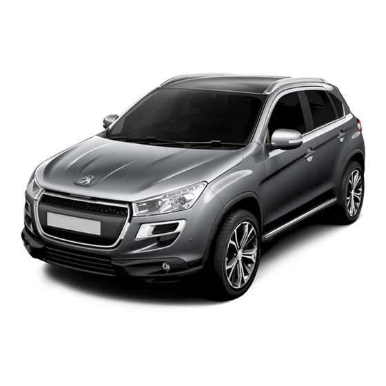 PEUGEOT 4008 2012 Guía De Utilización